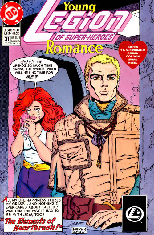 Una tavola di Colleen Doran da "Legion of Super-Heroes" (vol.IV) #31 (1992)