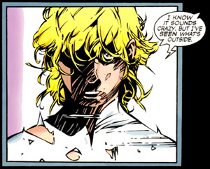 Panel from "Legion Lost" (vol.I) #1 (2000), art by Olivier Coipel and Andy Lanning