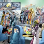 Anteprima di "Legion of Super-Heroes" (vol.VII) #1, disegni di Francis Portela e Javier Mena